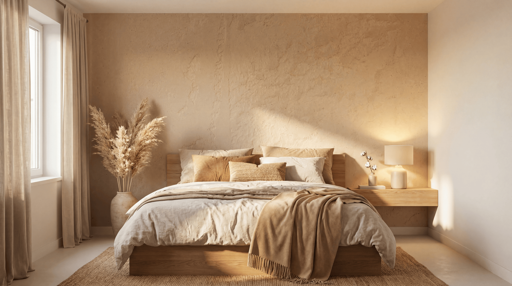 betonova-sterka-bezova-tepla-barva-stena-loznice